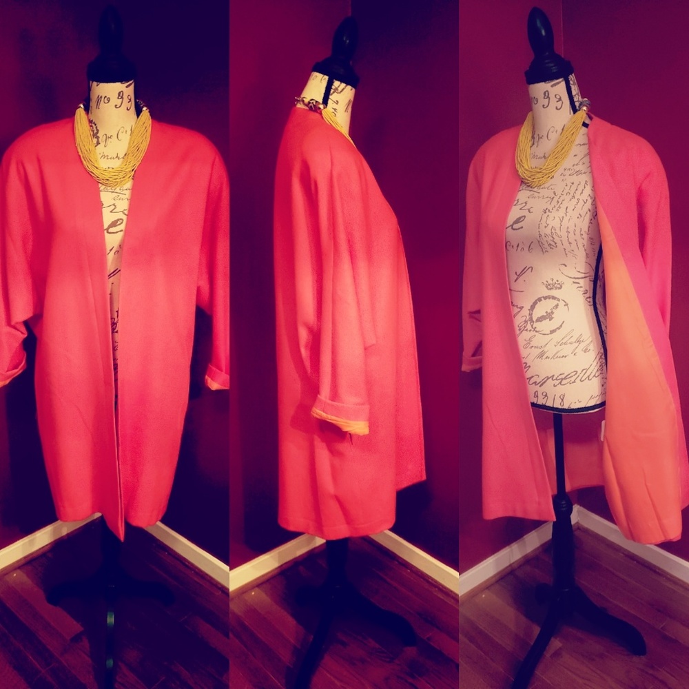 {Vintage} Authentic 80s 100% Wool Coat